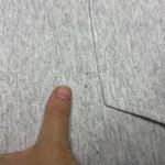 Unemployed Denim Hoodie Small Gray Photo 5