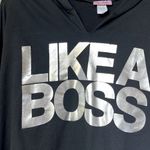 Miss Popular Black Top Hoodie Long Sleeve 1X Photo 7