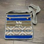 Handmade Peru Aztec Patterned Crossbody Bag Purse New Photo 0