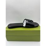 Tory Burch INES Classic Single-Band Goat Leather Slide (Perfect Black) Size 6 Photo 7