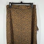 Lands' End swimsuit skirt cover up leopard print size medium Black Photo 6