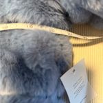 Dolce Cabo Blue Puffer Jacket with Plush Cropped Design Size M Photo 8