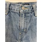Levi's Jeans Shorts Juniors Size 9 Distressed Cuffed Cotton Blue Denim Photo 1