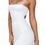 Amazon Cute Tight White Dress with Tie in Back Photo 0
