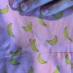 ZARA Pink/Yellow Banana Print Shorts Romper | Women’s Size XS Photo 13