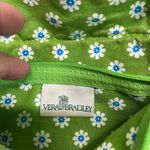 Vera Bradley  Floral Green/Blue Crossbody Bag 7” X 5” PREOWNED Photo 6