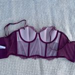 Victoria's Secret NEW VICTORIA SECRET 34B WOMENS Elegant Lace CORSET in Burgundy Photo 3