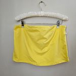 BP  Tube Top Crop Strapless Solid Yellow Casual Summer Plus Vacation Neutral Photo 9