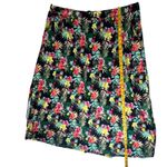 Terra & Sky  Floral Pull On Maxi Skirt 4X Multicolor‎ Stretch Side Slit Tropical Photo 8