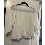 ana a new approach White Wrap Boho Summer Top L Size 12 Photo 2