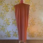 NWOT shoulder pads maxi tee dress size M Brown Size M Photo 6
