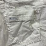 Lee  Easy Fit White Cargo Cuffed Bermuda Shorts Uncuffed Capri Pants Womens 10 Photo 4
