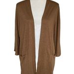 Catherine Malandrino  Women’s Open Front Slouchy Cardigan Size S Front Pockets Photo 0