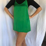 Posse Green 100% Silk Mini Dress S Photo 0