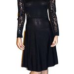 Vince Camuto  Black Lace Sheer Dress PS Photo 2
