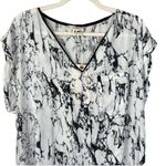 Lemlem Black And White Hana Caftan Silk Maxi Dress Size S,M Photo 2