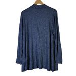 Lane Bryant  Ribbed Knit Long Sleeve Top Womens 18/20 Navy Heather Classic Core Photo 3