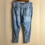Gap denim size 27 best girlfriend jeans linen blend Photo 6
