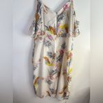 Cotton On Yellow Green Flutter Sleeve Sundress women. Size L Photo 1