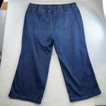 Lane Bryant Plus 26 Pull On Wide Leg Jeans Blue Elastic High Waist Stretch Soft Photo 12