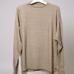 Women’s Beige Long Sleeve Shirt Tan Size 1X Photo 0