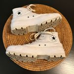 Converse  leather White High-Top Sneakers Photo 5