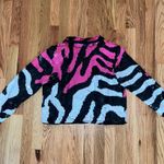 Nasty Gal Zebra Sequin Embellished Relaxed Jacket Photo 4