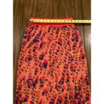 Maeve Anthropologie Holly Sweater Skirt Pencil Alpaca Wool Orange Red Fuzzy M Photo 4