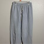 ZARA Women Light Blue Drawstring Jogger Pants Trousers size XS Photo 2