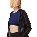 Lululemon LAB Kaomi Jacket Velvety Blue Black Reversible Women's Size 4 Photo 5