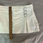 SheIn White Small Low-Rise Buckle Mini Skort (Skirt With Shorts Underneath) Photo 2