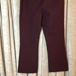 Halogen Maroon Cropped Ponte Pants Size 10 Photo 12