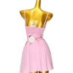 Selfie Leslie Here Comes the Sun Bubblegum Pastel Pink Spaghetti Strap Dress Photo 4