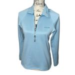 Patagonia Womens XS Better Sweater 1/4 Zip Pullover Light Blue Top Photo 3