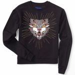 Aeropostale  Embroidered Beaded Cat Graphic Sweatshirt - M Photo 2