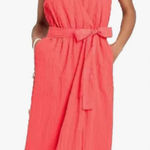 A New Day  98%Cotton  Ruffle Short Sleeve Wrap Dress with Pockets Size XXL Photo 0