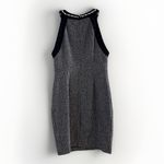 Mcginn Dress 6 Wool Silk Blend Black White Sheath Pearl Tweed Lined Worn Tv Show Photo 6