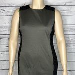 Ronni Nicole NWT Size 16 Dark Gray - Black Floral Lace Sleeveless Sheath Dress Photo 1