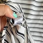 Loft  ANN‎ TAYLOR STRIPED LONG SLEEVE SHEER TOP POCKET WOMENS SIZE S PETITE Photo 3