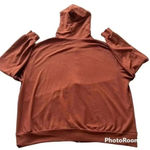 Butterfly rhinestones women’s full zip bling hoodie jacket Size Med Orange Photo 6