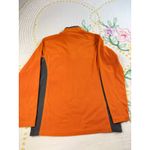Columbia  Quarter Zip Fleece Pullover Jacket Women's Small‎ Orange Gray Photo 6