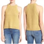 Madewell Valley Sweater Tank Womens XS Yellow Boxy Sleeveless Minimalist Basic Photo 1