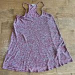 American Eagle  Women’s Halter Mini Dress Heathered Red Grey Size Large EUC Photo 0
