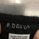 B Darlin B. Darlin Black Mini Dress w/ Rose Straps Size 0 Photo 2