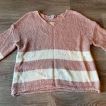 FAVLUX  Sweater Knit Cropped Pink Photo 0