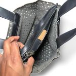 Furla Black Perforated Small Tote Bag Photo 2