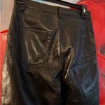 Wilfred  Aritzia Black Melina Pant High Rise Vegan Leather Pants Sz 4 Photo 2