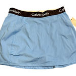 Calvin Klein Calvin‎ Klein Light Blue Athletic Skirt with Stretch Comfort Band Tennis Golf F7 Photo 0
