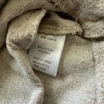 Allie Rose  Women’s Size Large Cream Linen Blend Romper Oatmeal Color Photo 5