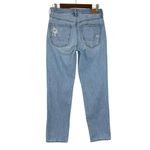 American Eagle  90s Straight Jeans | Size 4 |‎ Ripped Distressed Baggy Denim Photo 3